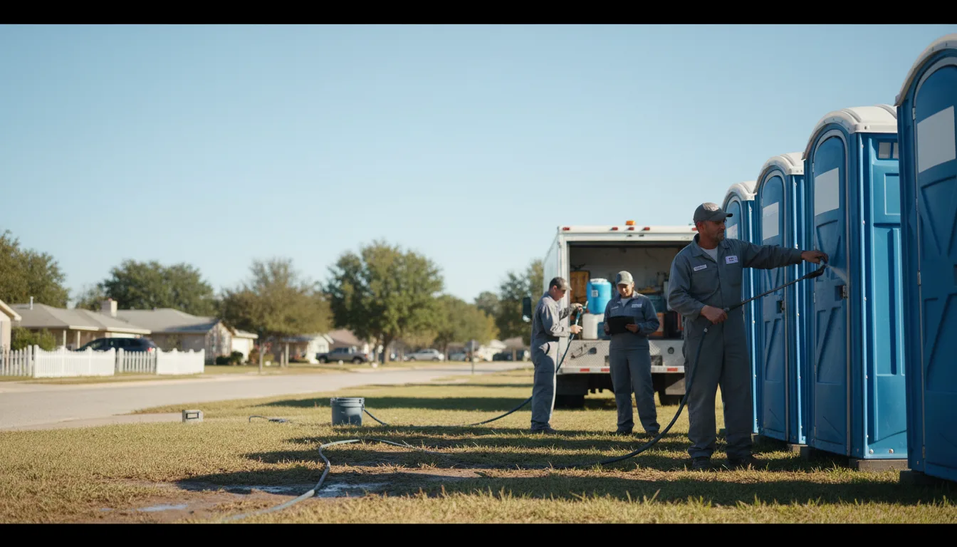 Long-Term Portable Toilet Rental in Dalzell, IL near me